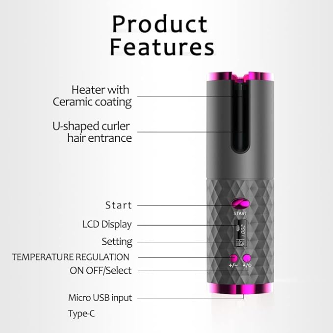 Automatic Hair Curler – Easy & Precise Styling