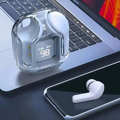 Wireless Earbuds with LED Display, Touch Control, Stereo Sound, Type-C Charging, Built-in Mic, and Long Battery Life – Ideal for Gaming, Music, Sports, and Business.