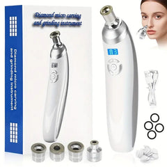 Upgraded Blackhead Remover – Pore Vacuum Cleaner with Adjustable Suction & 5 Probes