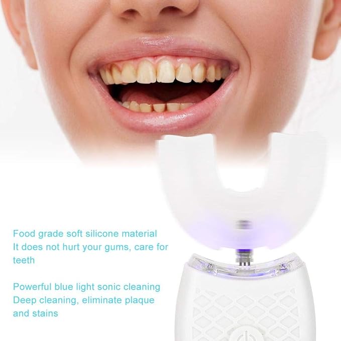 Smart Electric Toothbrush USB Rechargeable U-shaped Tooth