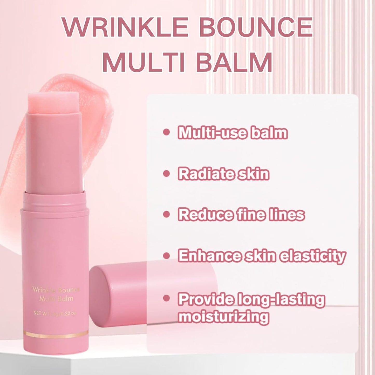 Wrinkle Bounce Multi Balm - Under Eye Cream - All-In-One Hydrating Balm