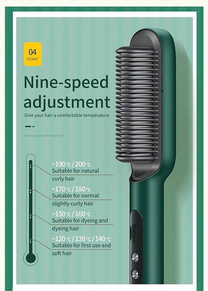 Electric Hair Straightener Comb for Black Hair