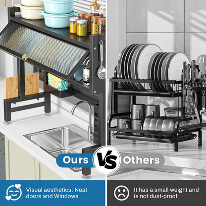 Multifunctional Kitchen Rack - Space-Saving Storage Organizer