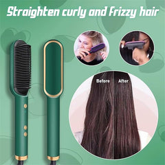 Electric Hair Straightener Comb for Black Hair