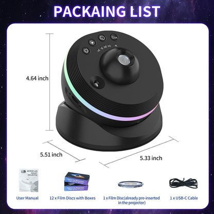 Galaxy Projector - Stunning Starry Night Light