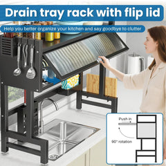 Multifunctional Kitchen Rack - Space-Saving Storage Organizer