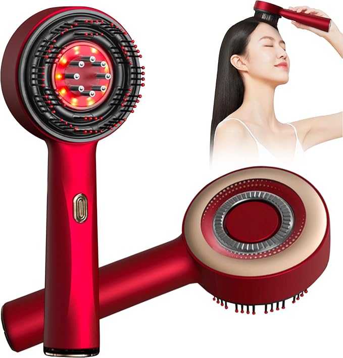 Electric Massage Comb – Portable Hair Brush for Men & Women