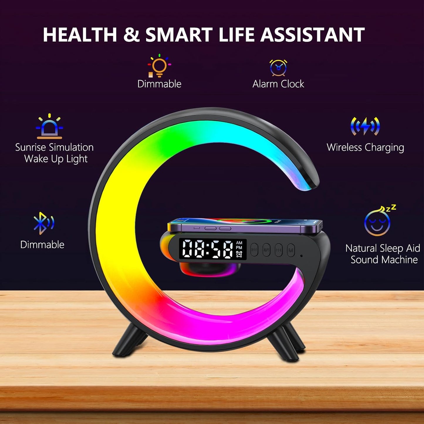 All-in-One RGB Speaker with Multiple Lights (Desk Lamp)!