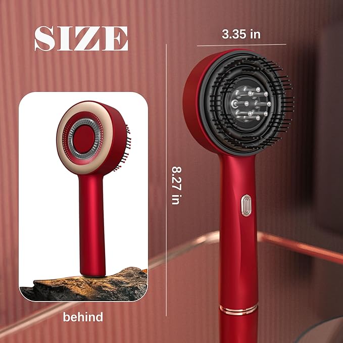 Electric Massage Comb – Portable Hair Brush for Men & Women