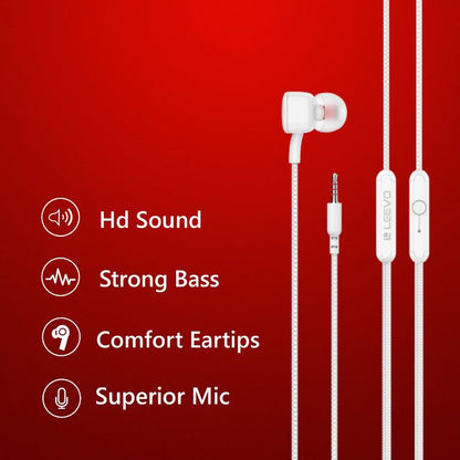 Stereo Wired Handsfree – HD Sound with Mic | 3.5mm Jack