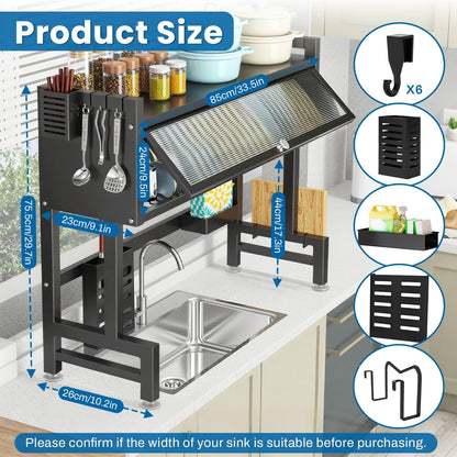 Multifunctional Kitchen Rack - Space-Saving Storage Organizer