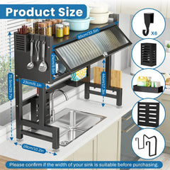 Multifunctional Kitchen Rack - Space-Saving Storage Organizer