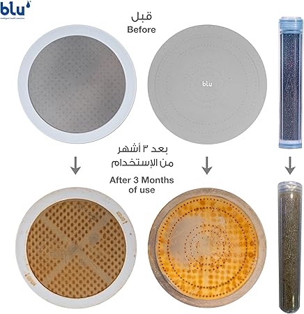 Ionic Shower Head and Shower Filter - Handheld - Removes Chlorine & Harmful Pollutants - Prevent Hair Loss & Moisturize Your Skin, Chrome