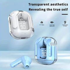 Wireless Earbuds with LED Display, Touch Control, Stereo Sound, Type-C Charging, Built-in Mic, and Long Battery Life – Ideal for Gaming, Music, Sports, and Business.