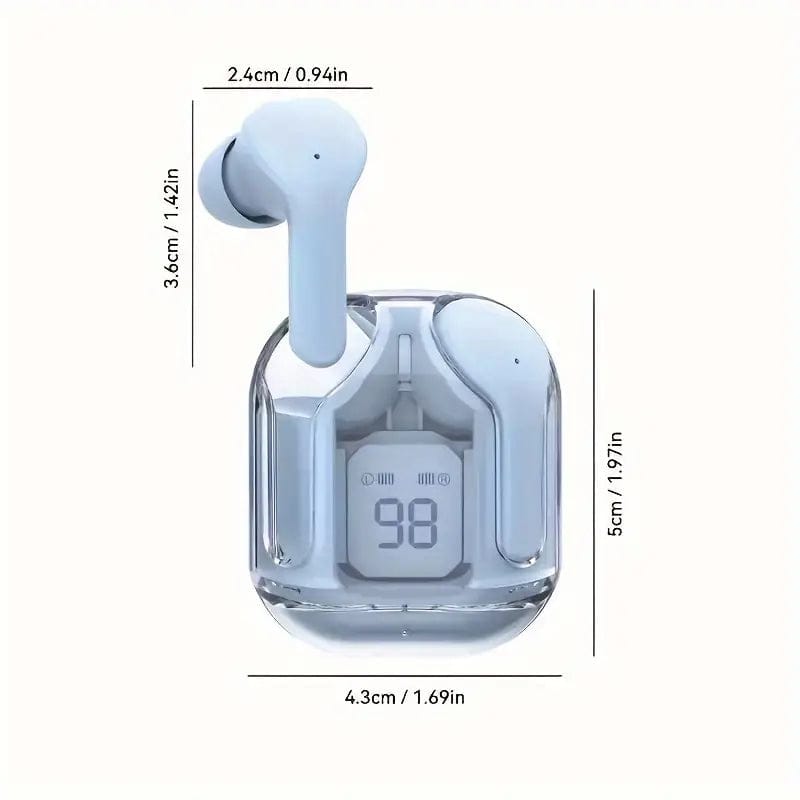 Wireless Earbuds with LED Display, Touch Control, Stereo Sound, Type-C Charging, Built-in Mic, and Long Battery Life – Ideal for Gaming, Music, Sports, and Business.