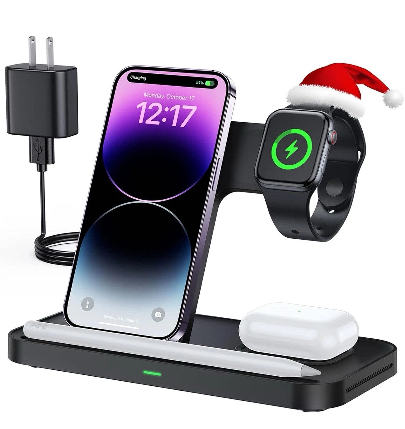 44-in-1 Charging Station – All-in-One Desk Organizer